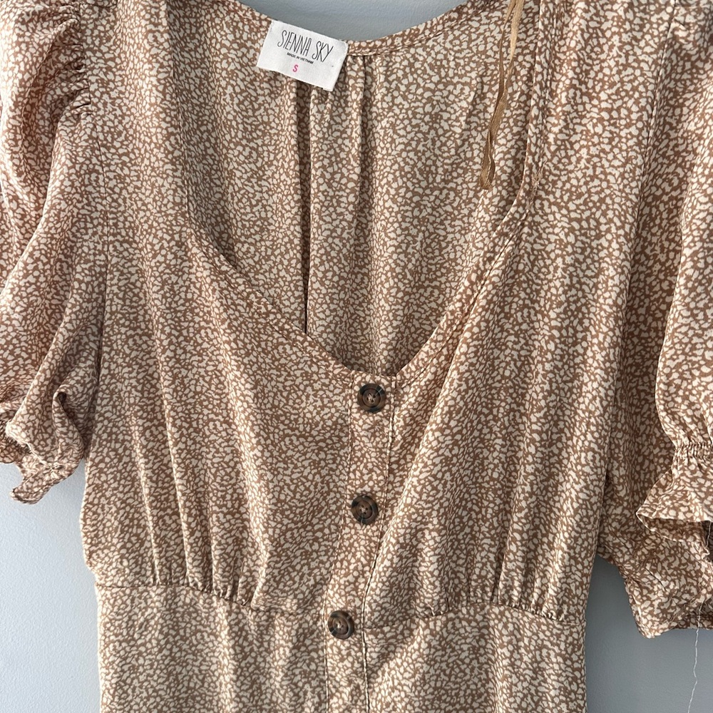 Sienna Sky Tan Maxi Dress
